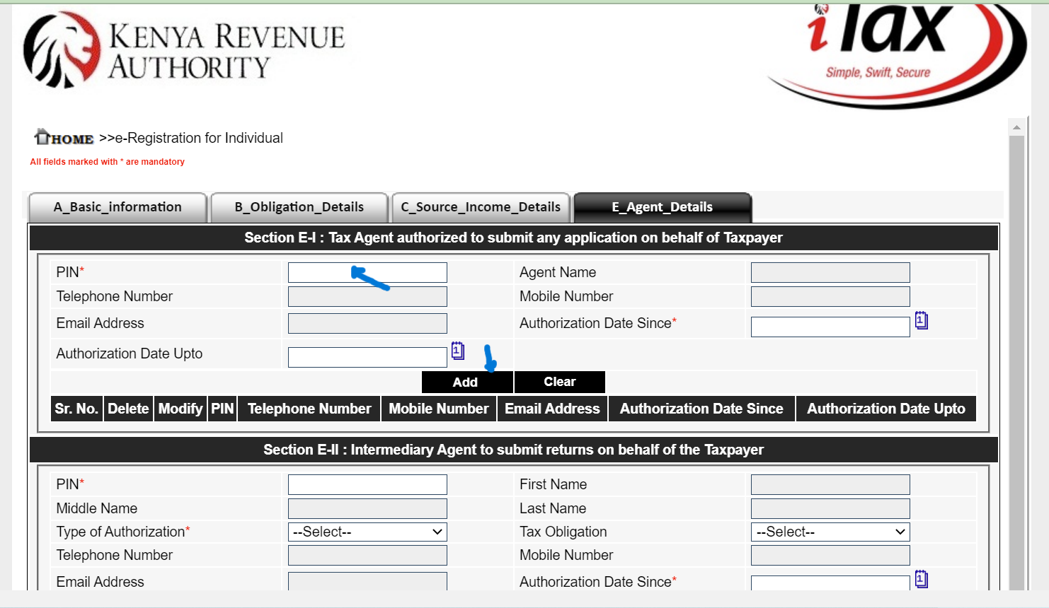Foreigner (NonResident) KRA Tax PIN Registration in Kenya ANZIANO